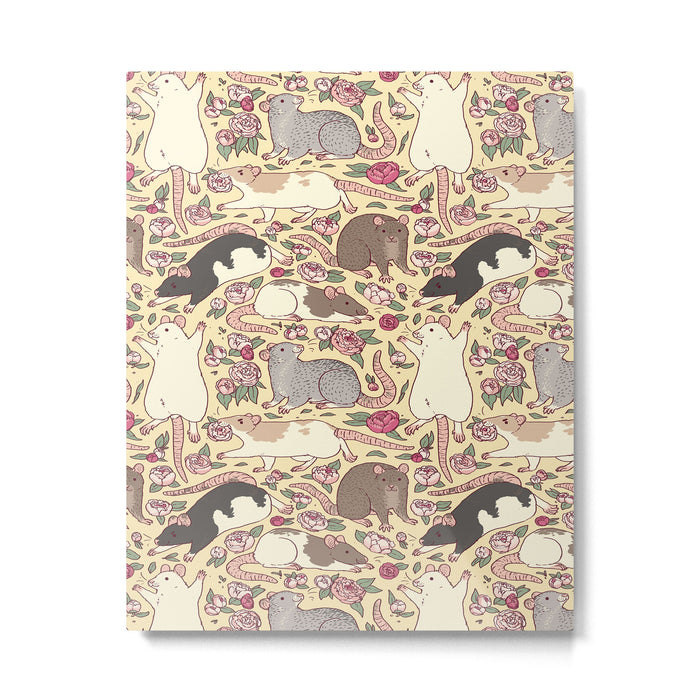 Rats & Peonies Metal Print Gallery Image 1