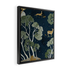 A Forest Awakens Full Moon Framed Canvas Print Gallery Image 2