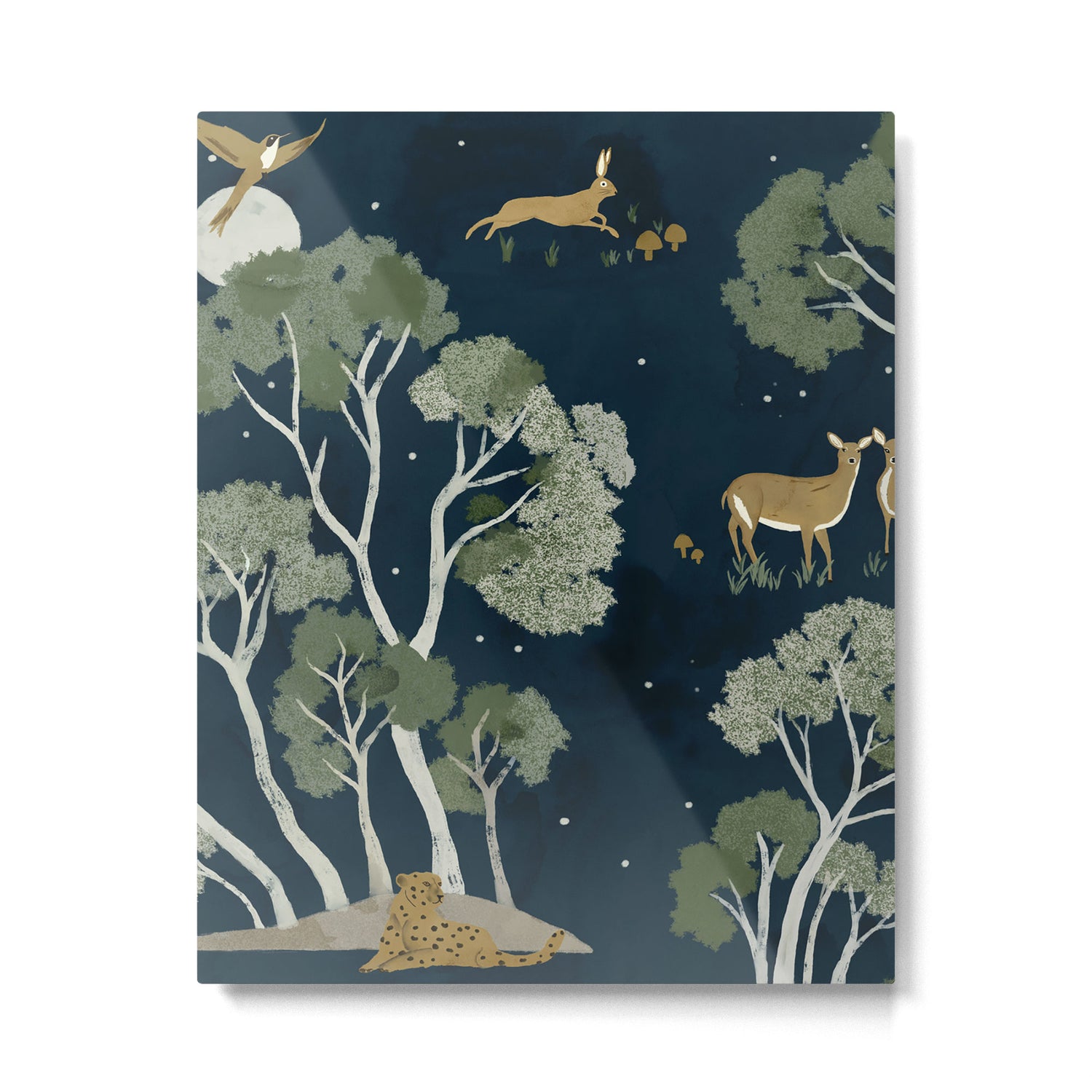 A Forest Awakens Full Moon Metal Print Gallery Image 6