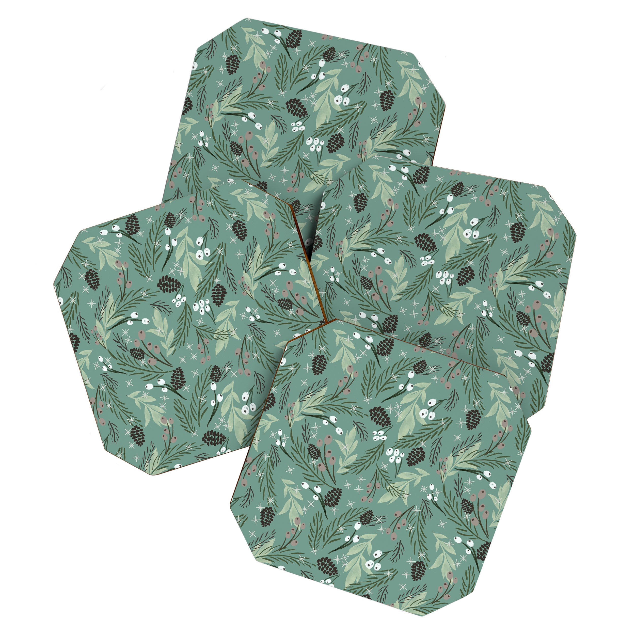 Christmas Foliage  - Pine Coaster Gallery Image 1