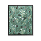 Christmas Foliage  - Pine Framed Canvas Print Gallery Image 8