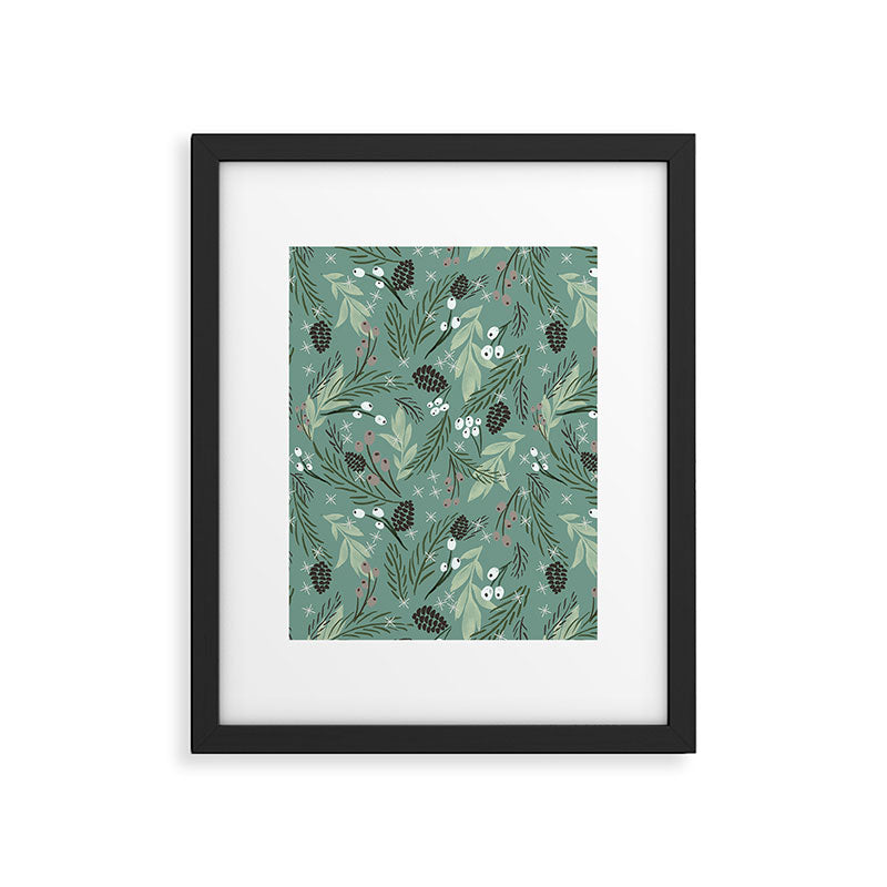 Christmas Foliage  - Pine Framed Art Print Gallery Image 6
