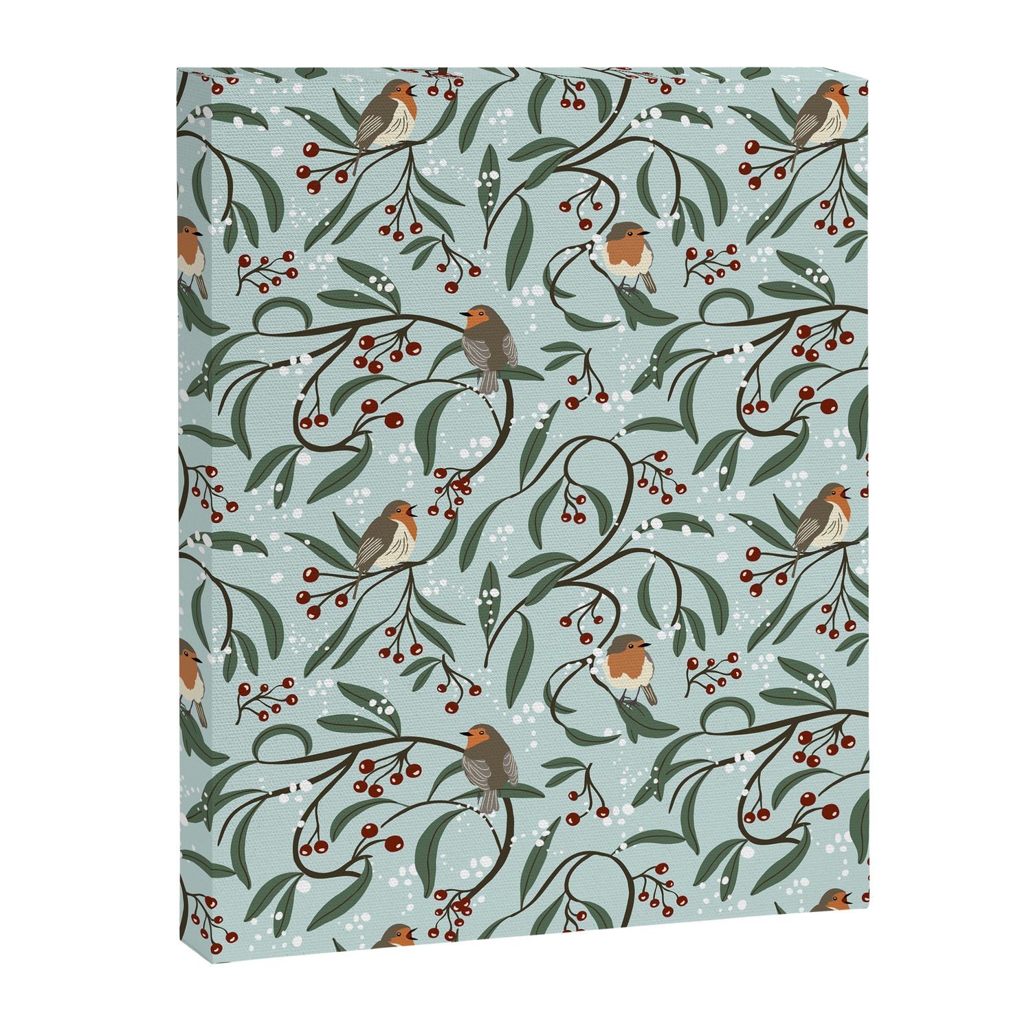 Christmas Robins Canvas Print Gallery Image 3