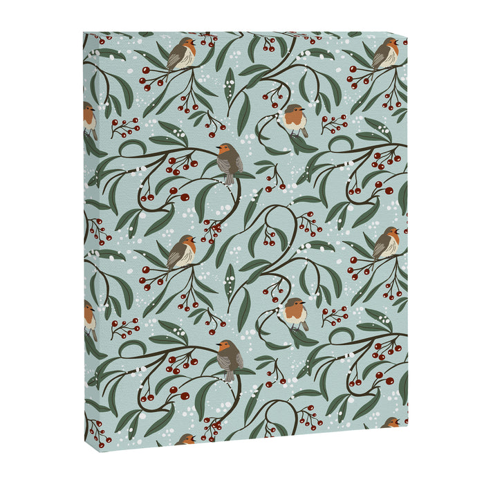 Christmas Robins Canvas Print Gallery Image 1
