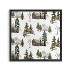 Cozy In Pines Framed Canvas Print Gallery Image 3