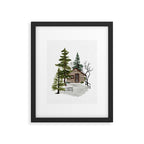 Cozy In Pines Framed Art Print Gallery Image 6