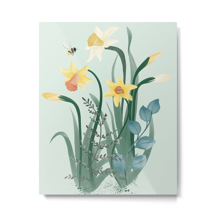 Daffodil Rumors Metal Print Gallery Image 1