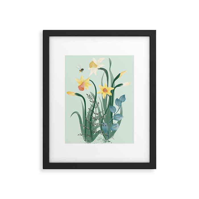 Daffodil Rumors Framed Art Print Gallery Image 1