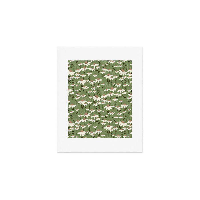 Ditsy Coneflowers - Grass Art Print Gallery Image 1
