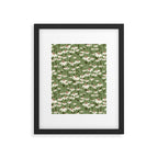 Ditsy Coneflowers - Grass Framed Art Print Gallery Image 6