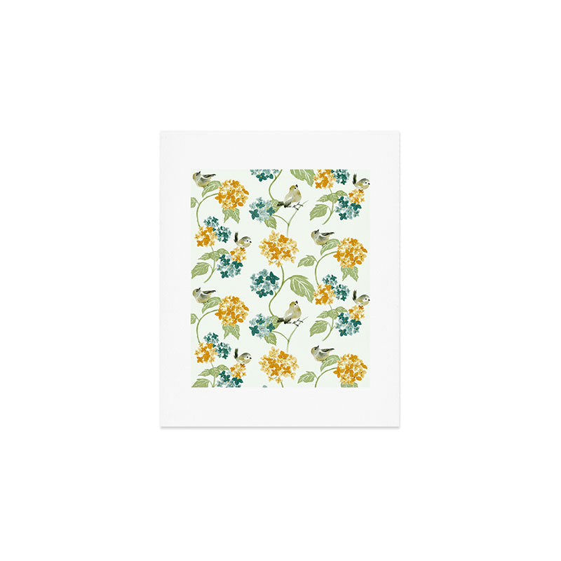 Hydrangea Poem Art Print Gallery Image 1