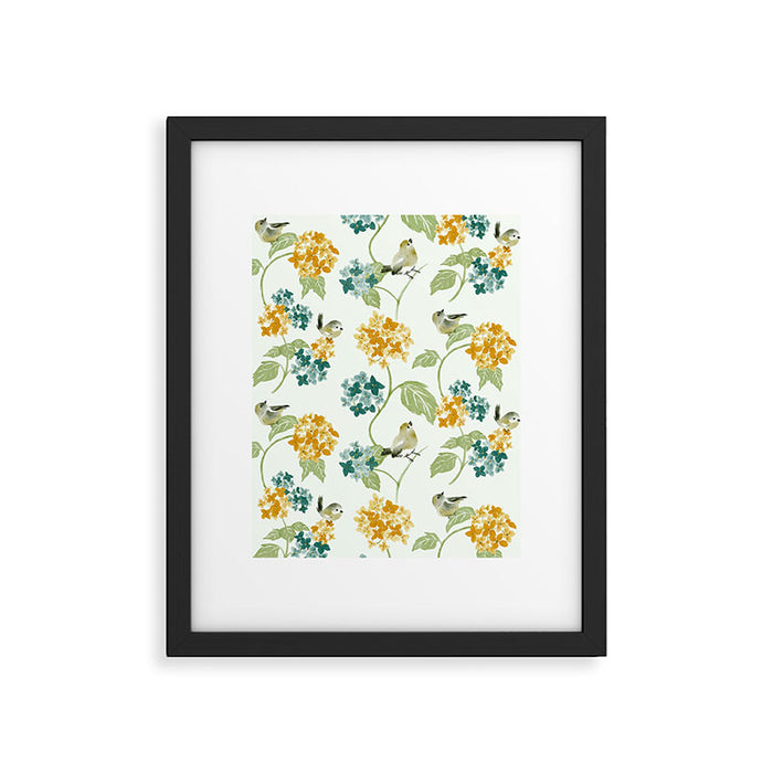 Hydrangea Poem Framed Art Print Gallery Image 1