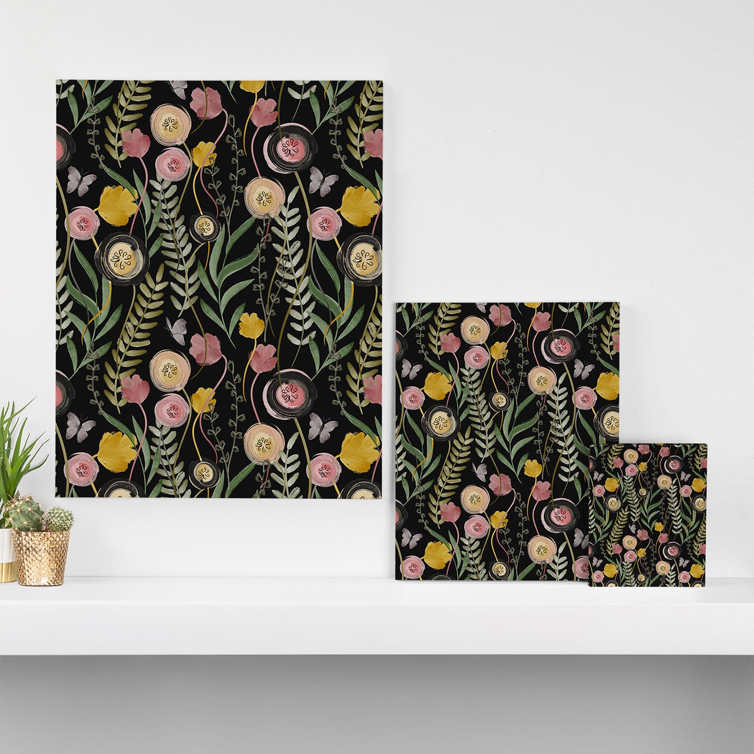 Meadow Noir Canvas Print Gallery Image 3