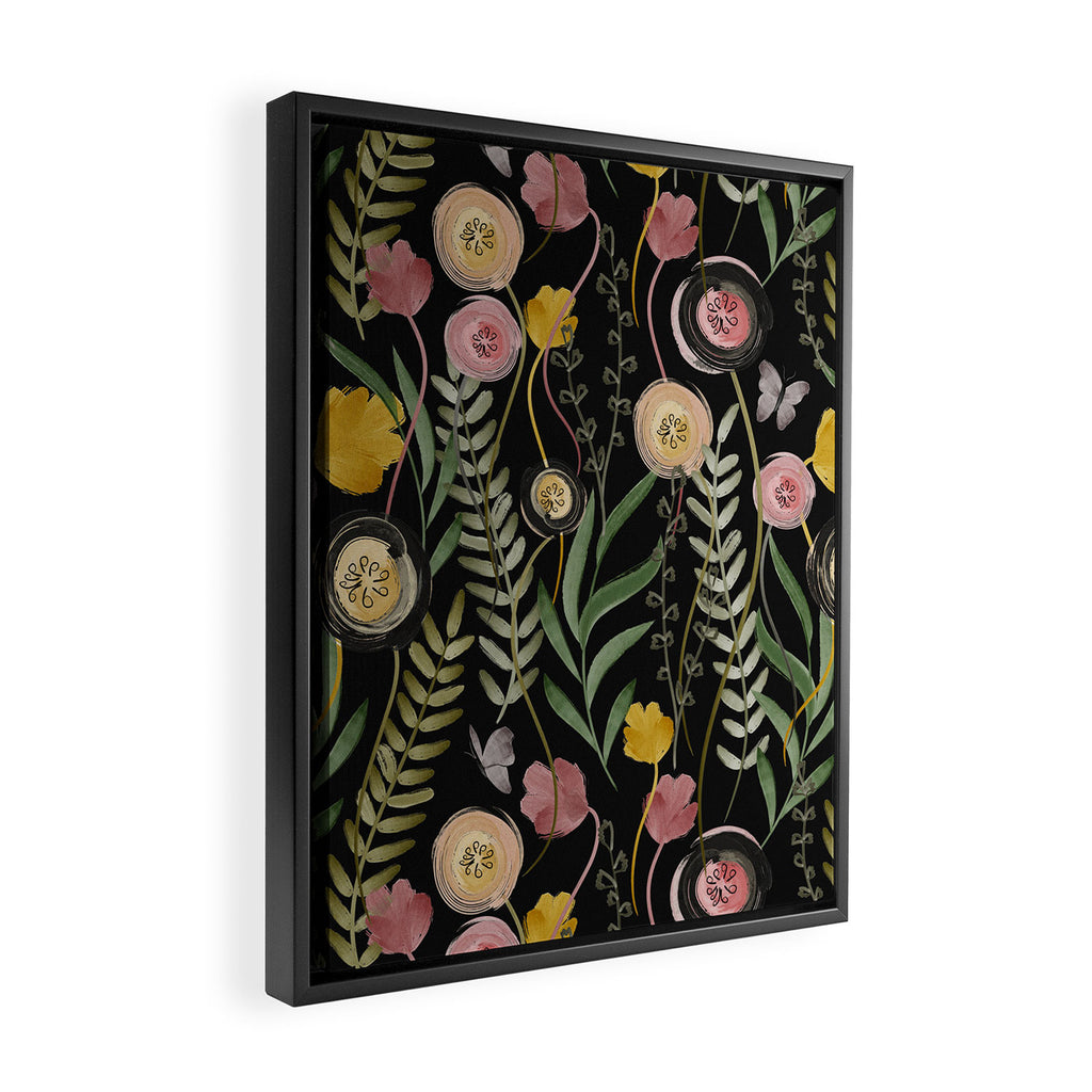Meadow Noir Framed Canvas Print Gallery Image 2