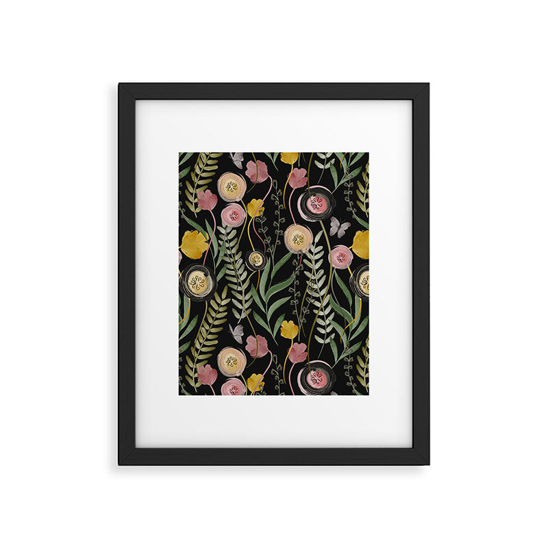 Meadow Noir Framed Art Print Gallery Image 6