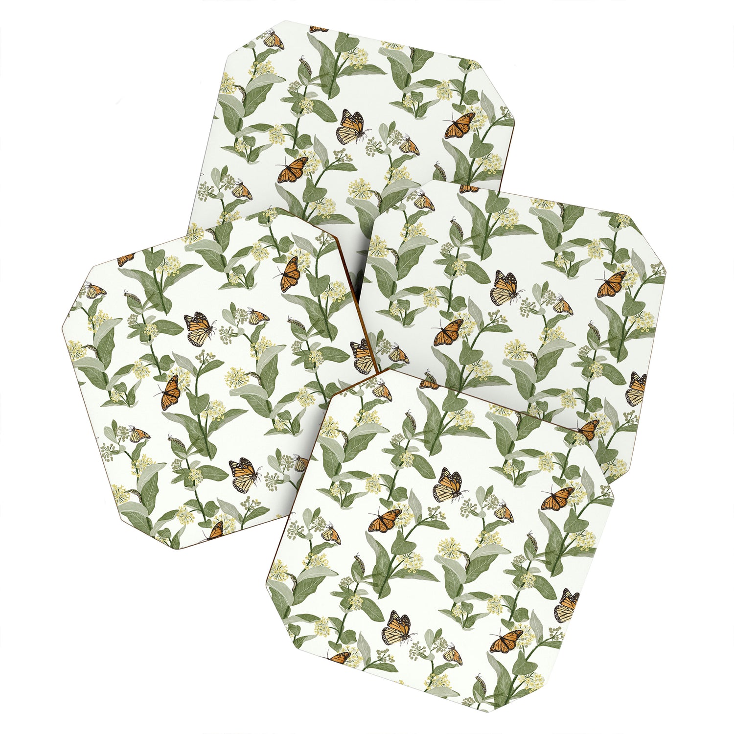 Monarch's Milkweeds Coaster Gallery Image 1