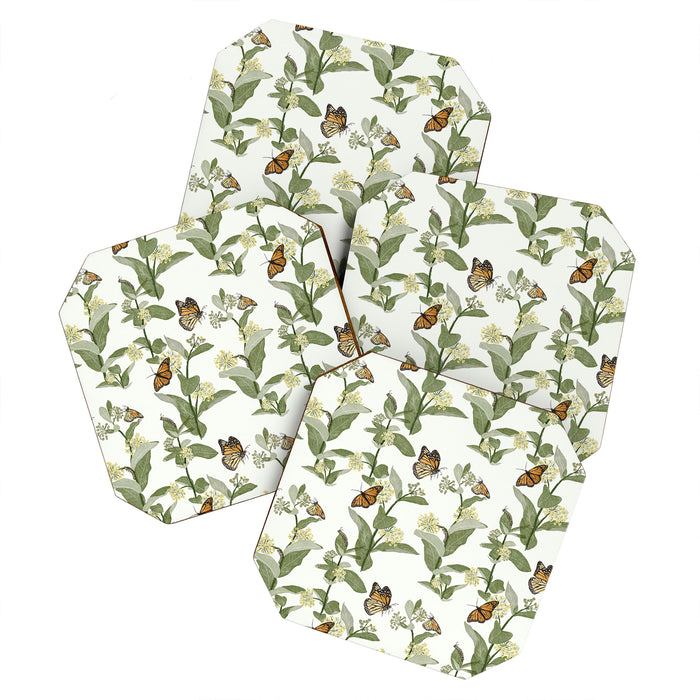 Monarch's Milkweeds Coaster Gallery Image 1