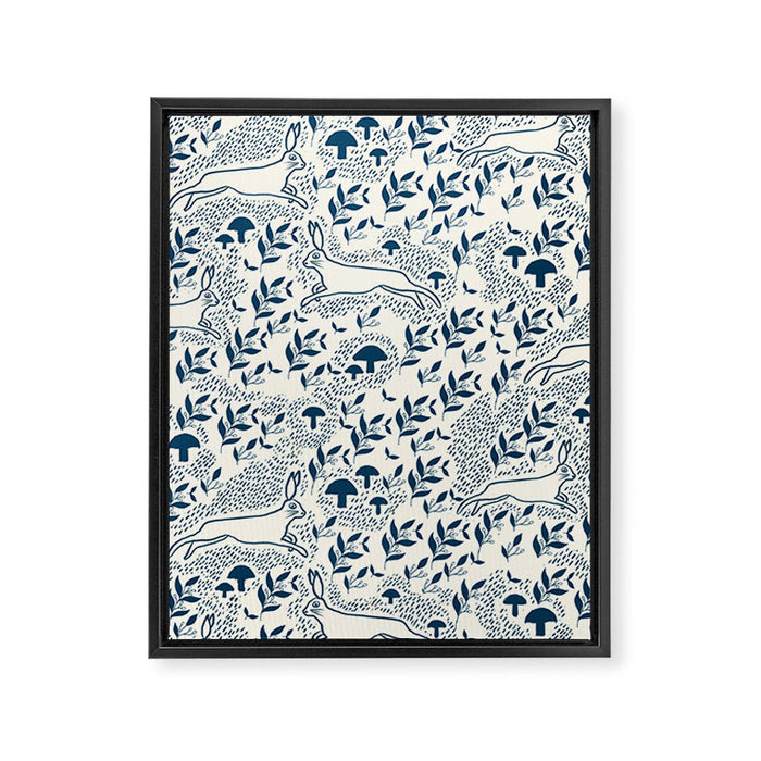 Moonshine Bunny Framed Canvas Print Gallery Image 1