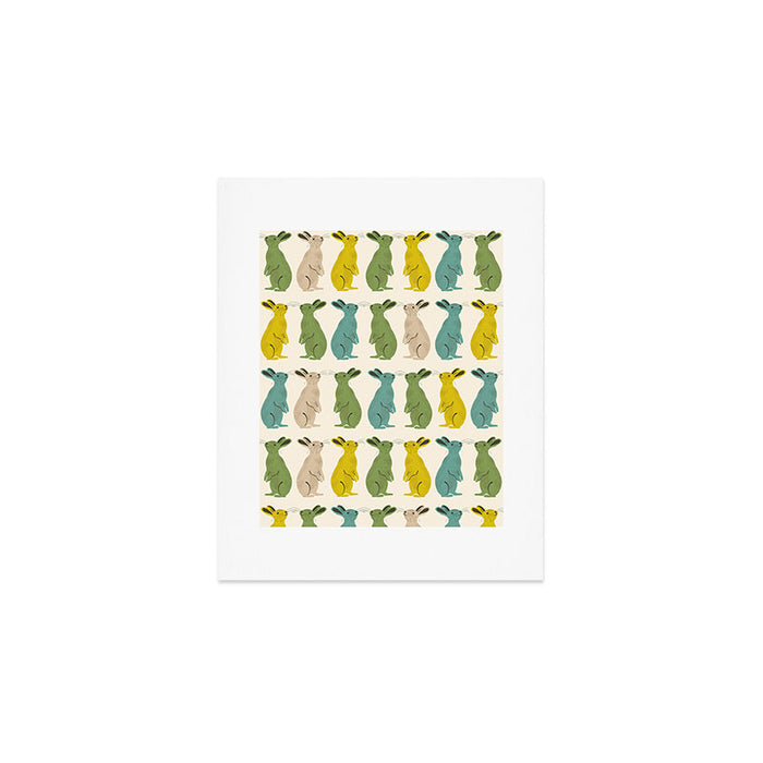 Rows Of Rabbits Art Print Gallery Image 1