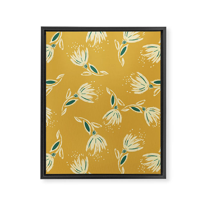 Sketchy Dandelions Framed Canvas Print Gallery Image 1