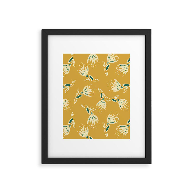 Sketchy Dandelions Framed Art Print Gallery Image 6