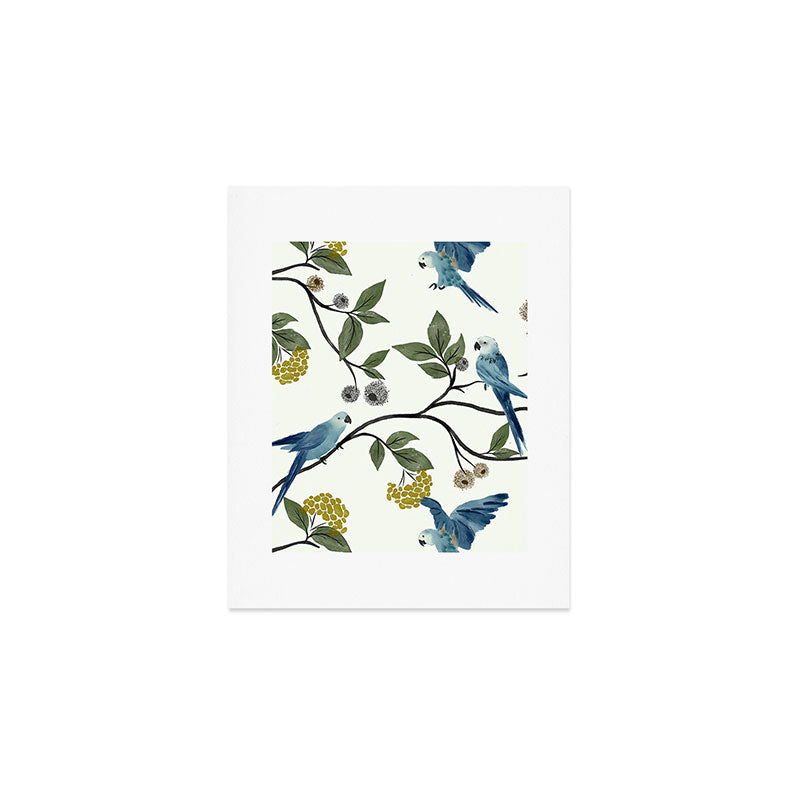Spix Macaws Art Print Gallery Image 1