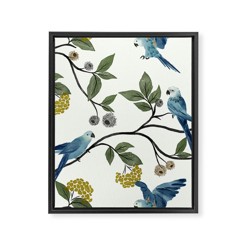 Spix Macaws Framed Canvas Print Gallery Image 8