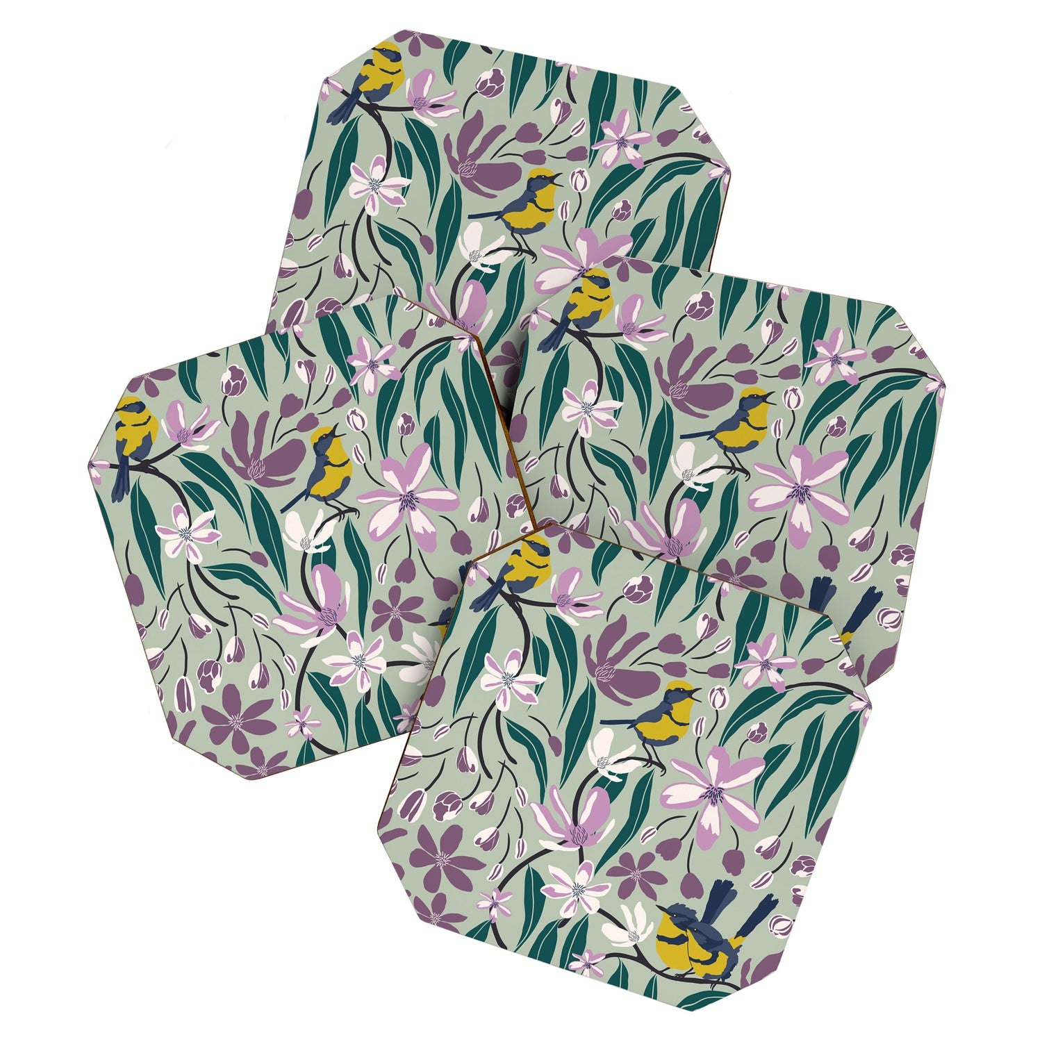 Spring Melody- Wrens Coaster Gallery Image 1