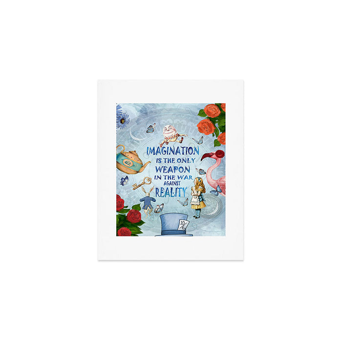 Alice In Wonderland - Imagination Art Print Gallery Image 1