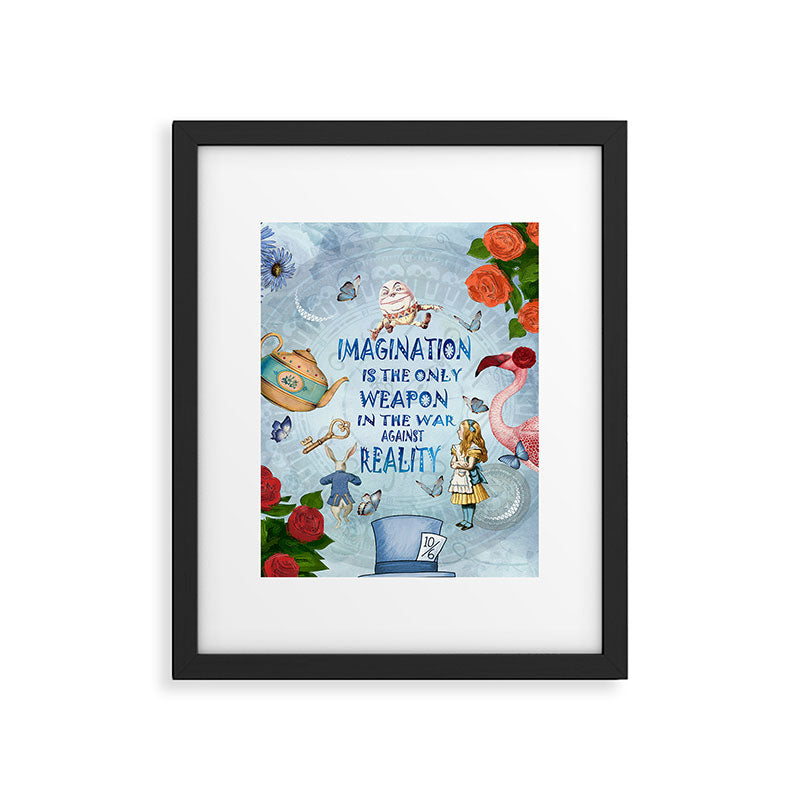 Alice In Wonderland - Imagination Framed Art Print Gallery Image 6