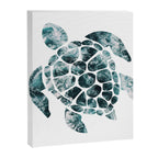 Sea Turtle - Turquoise Ocean Waves Canvas Print Gallery Image 8