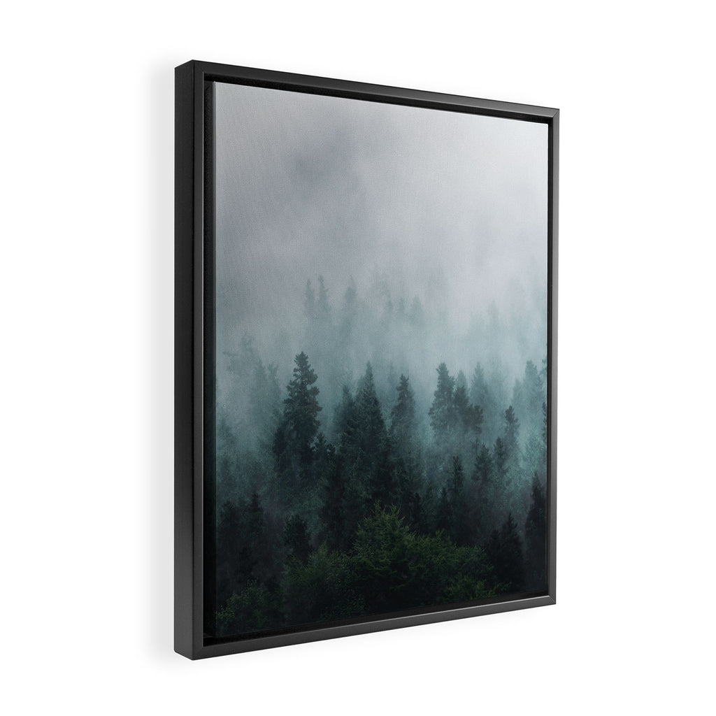 Take Me Somewhere Misty Framed Canvas Print Gallery Image 2