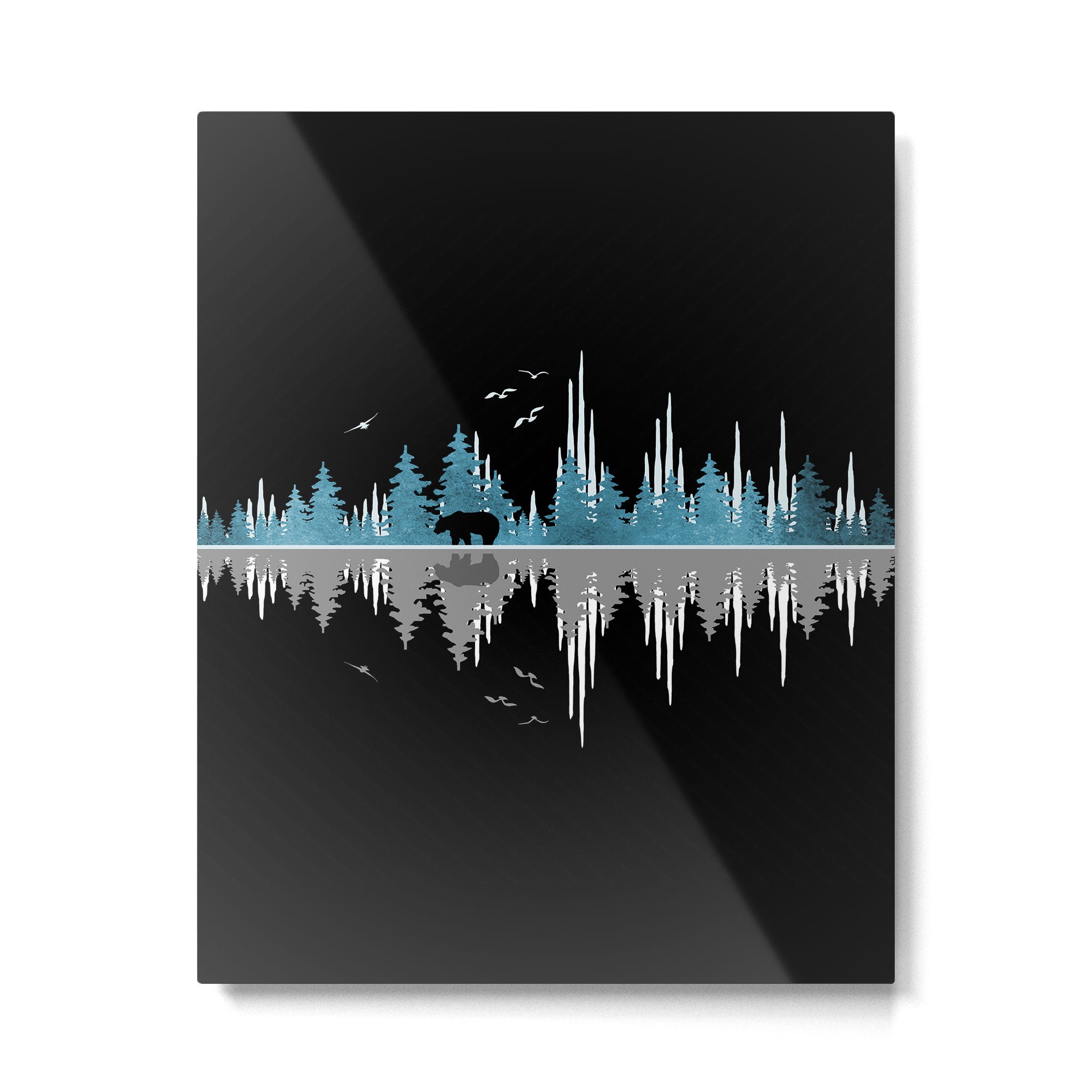 The Sounds Of Nature - Music Sound Wave Metal Print Gallery Image 6