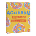 Aquarius Confidence in Buttercup Yellow | Zodiac Series Canvas Print Gallery Image 6