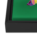 Aries Dessert in Kelly Green & Pink Framed Canvas Print Gallery Image 3