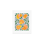 Art Deco Shells in Gold & Orange Art Print Gallery Image 1