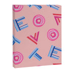 Cast Your Vote | Hand-Lettered Pattern in Peach Canvas Print Gallery Image 6