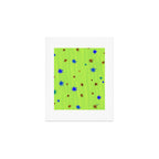 Celestial Star Twinkle in Galaxy Green Watercolor Art Print Gallery Image 1