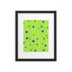 Celestial Star Twinkle in Galaxy Green Watercolor Framed Art Print Gallery Image 5