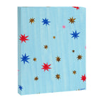 Celestial Star Twinkle in Sky Blue Watercolor Canvas Print Gallery Image 6