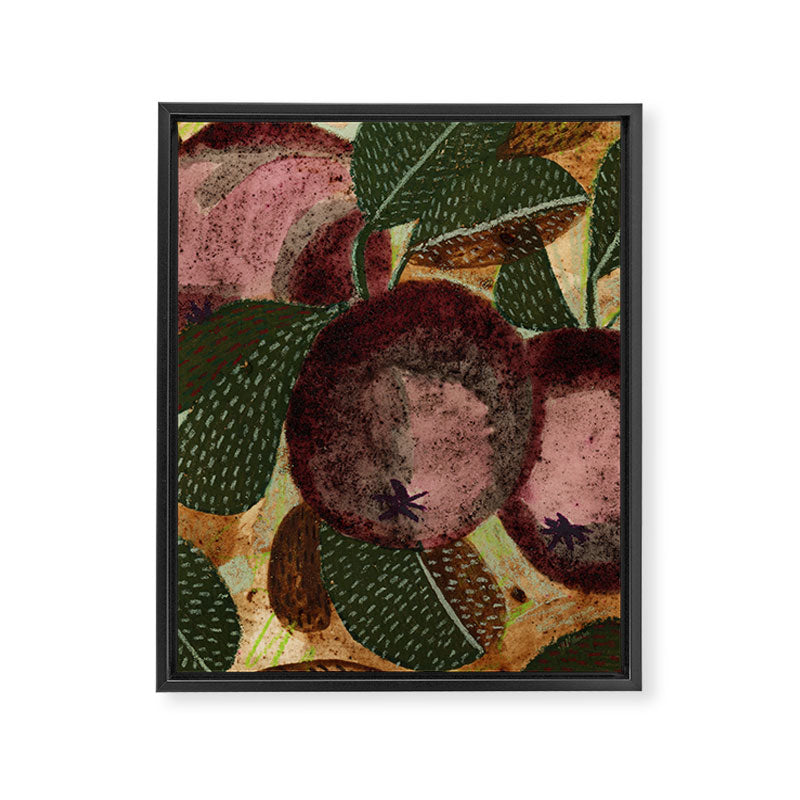 Fall Apple Orchard Painting in Red Delicious Framed Canvas Print Gallery Image 8