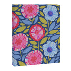 Folk Floral Blossoms in Eggplant Purple Canvas Print Gallery Image 6