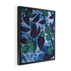 In Season in Blue Raspberry & Teal Framed Canvas Print Gallery Image 2