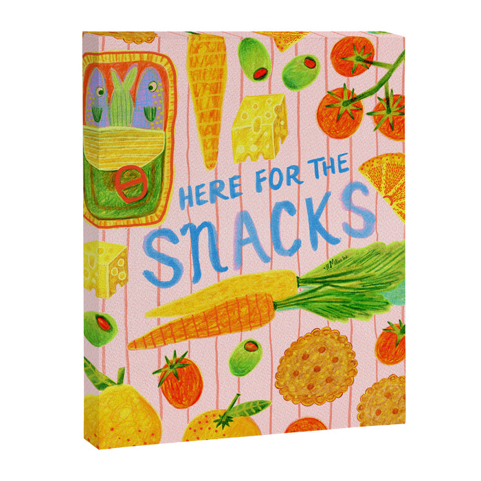 Kitchen Snacks & Apps in Berry Pink Canvas Print Gallery Image 1