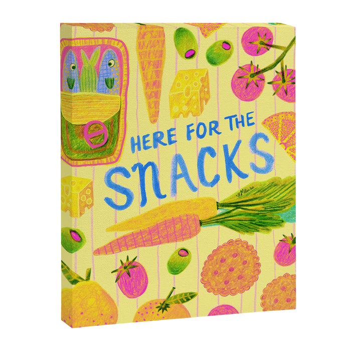 Kitchen Snacks & Apps in Butter Yellow Canvas Print Gallery Image 1