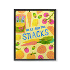 Kitchen Snacks & Apps in Butter Yellow Framed Canvas Print Gallery Image 6