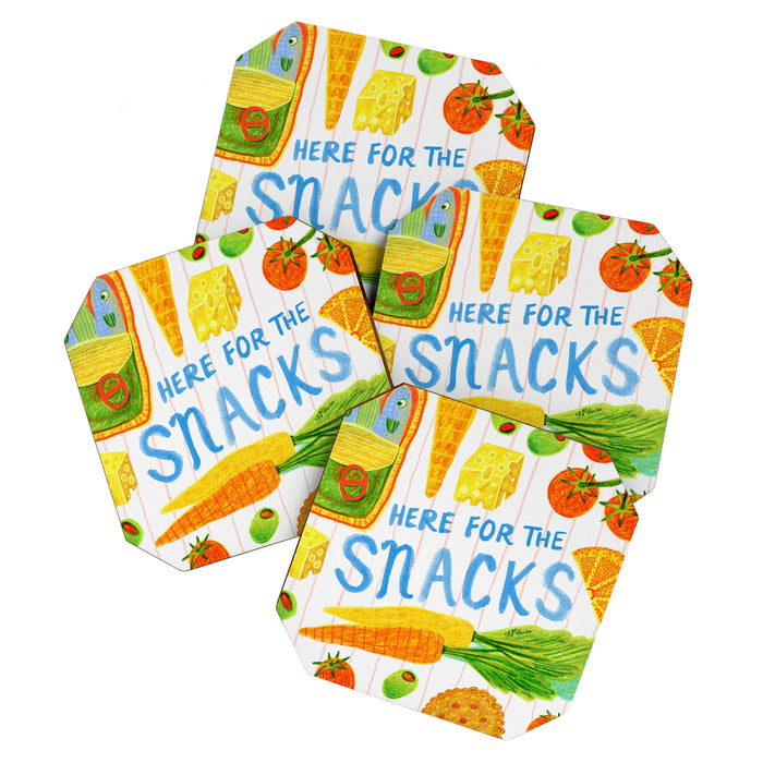 Kitchen Snacks & Apps in Orange & White Coaster Gallery Image 1