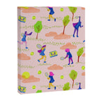 Let's Play Tennis in Peachy Pink Canvas Print Gallery Image 6