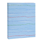 Minimal Doodle Dots in Sky Blue Canvas Print Gallery Image 6