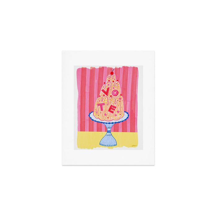 Mold the Future & Vote in Cherry Red Art Print Gallery Image 1